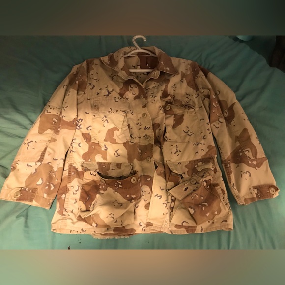 Old lightweight military jacket sand camo - Picture 1 of 1